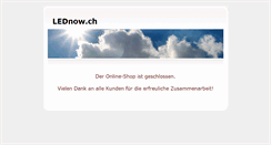Desktop Screenshot of lednow.ch