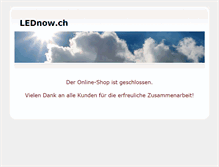 Tablet Screenshot of lednow.ch